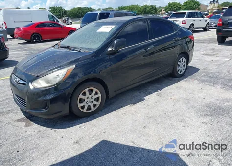 2013 Hyundai Accent Gls from USA, damaged, VIN KMHCT4AE2DU288457